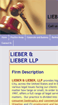 Mobile Screenshot of lieberlegal.com